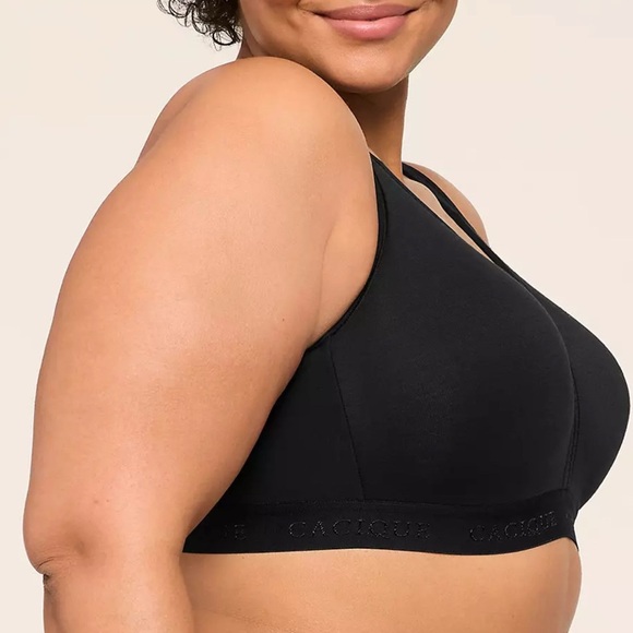 Cacique Cotton Lightly Lined No Wire Bra - Picture 2 of 9